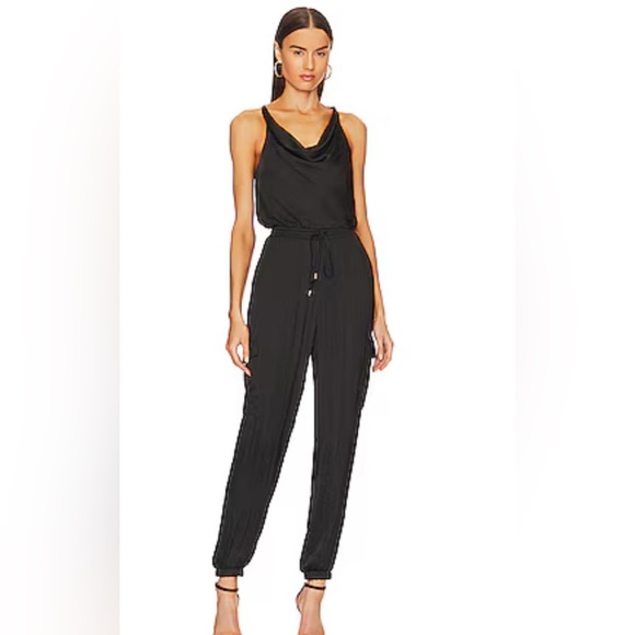 Nation LTD Pants - REVOLVE Nation LTD Size Medium Aly Easy Jumpsuit Playsuit Black